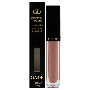 Crystal Lights Lip Gloss - 823 Rose Glitz by GA-DE for Women 0.2 oz Lip Gloss